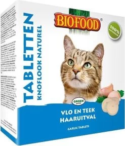 Biofood Kattensnoepjes Anti-Vlo - Naturel - 100 St