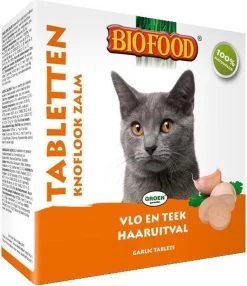 Biofood Kattensnoepjes Anti-Vlo - Zalm - 100 St