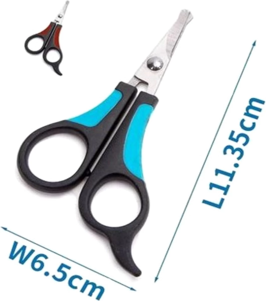 Nobleza Potenschaar - Snuitschaar - Stompe Schaar - Hondenschaar - Afgerond - Honden En Katten - RVS - Afbeelding 2