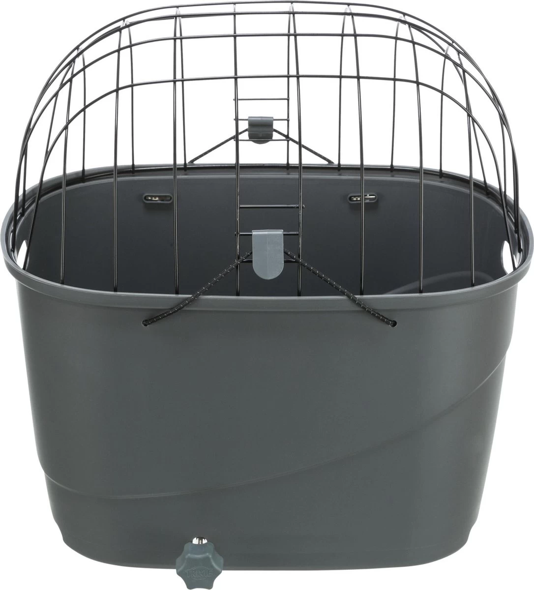 Trixie Fietsmand Voor Bagagedrager Met Draadkoepel Kunststof Grijs (46X36X47 CM) - Afbeelding 14