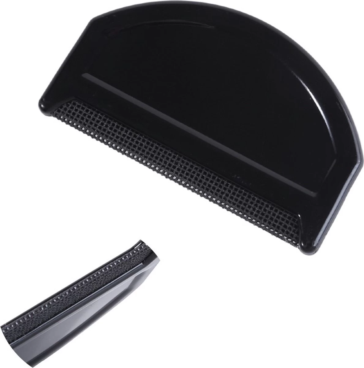 SUPER ONTPLUIZER Mini - Pluisjesverwijderaar - Haar Verwijderaar - Dierenharen - Kleding - Banken - Autobekleding - Gordijnen - Kleding- Stoffen - Meubels -pluisjes - Haren Verwijderaar - Zwart - Ontpluizer Wol