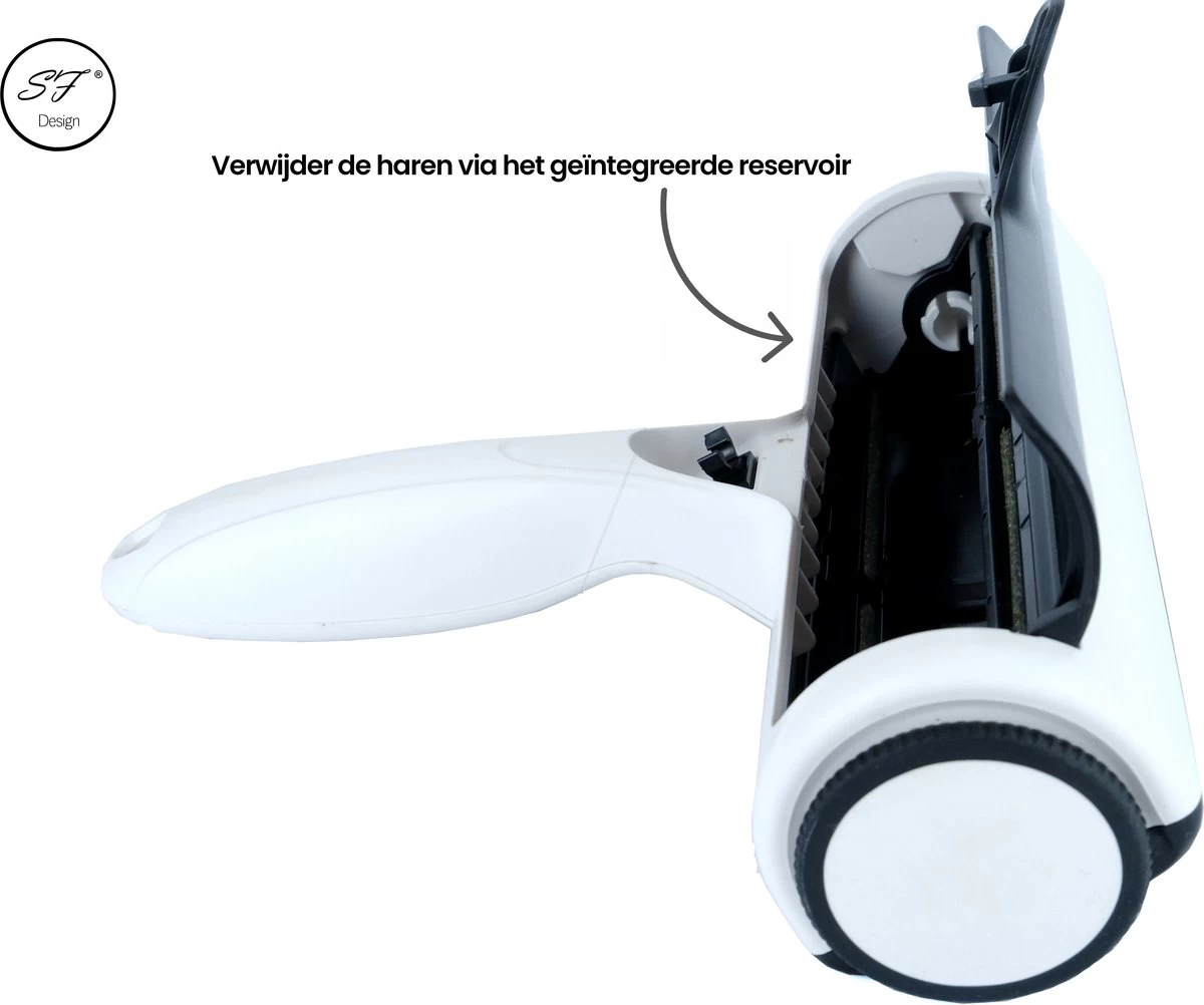 Merkloos Krachtige Herbruikbare, Duurzame Haarverwijderaar Voor Huisdieren - Geschikt Voor Kattenhaar & Hondenhaar - Afbeelding 6