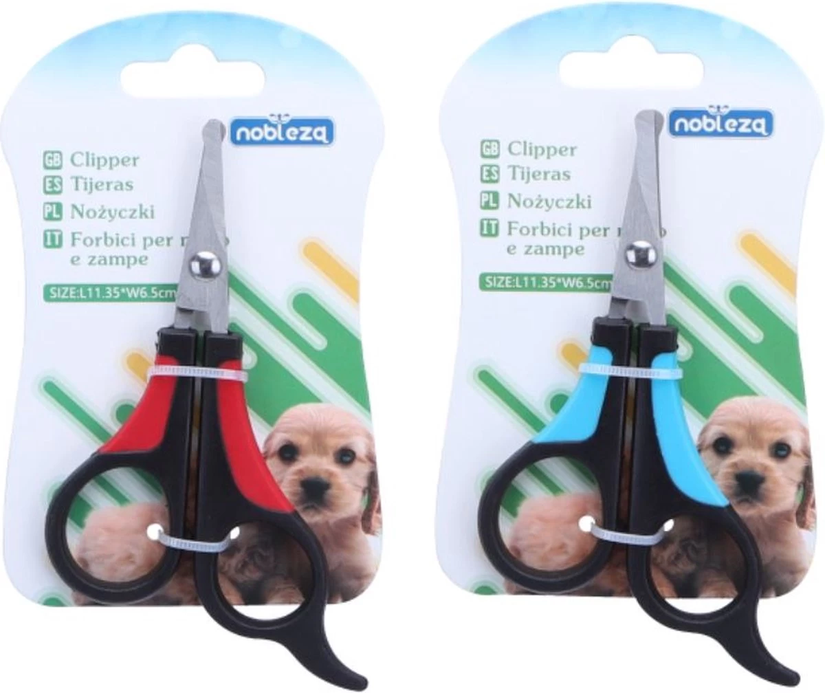 Nobleza Potenschaar - Snuitschaar - Stompe Schaar - Hondenschaar - Afgerond - Honden En Katten - RVS - Afbeelding 4