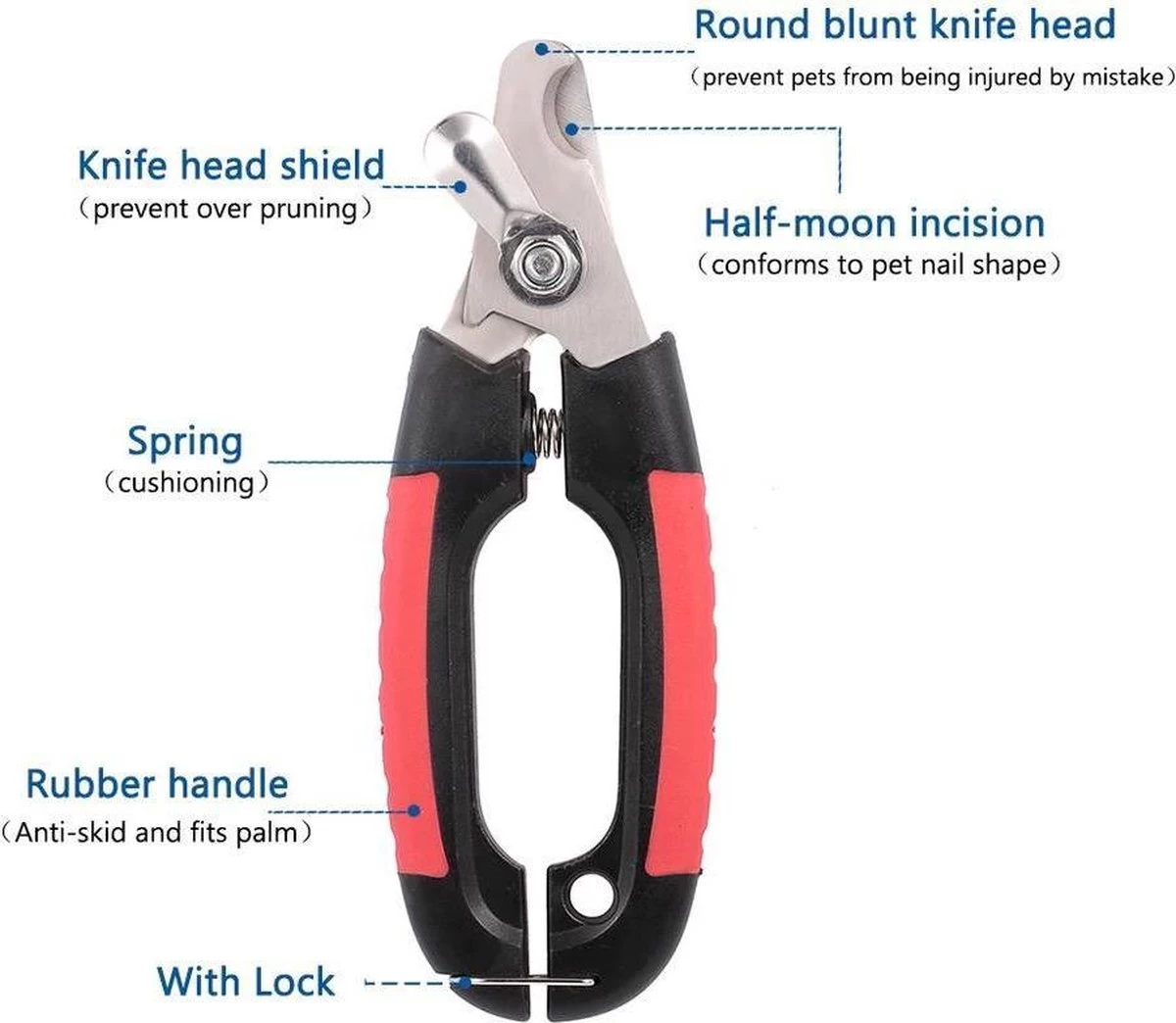 Nagelschaar Voor Dieren- Nagelknipper- Kat- Hond- Vogel Nagelschaartje - Huisdieren - Nail Clipper- Nail Cutter - Afbeelding 7