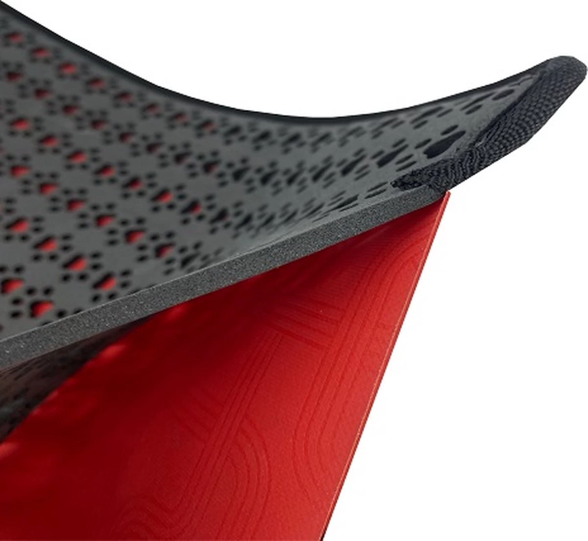 SiRaC - Kattenbakmat - Dubbele Laag Matten- Rood - Afbeelding 4