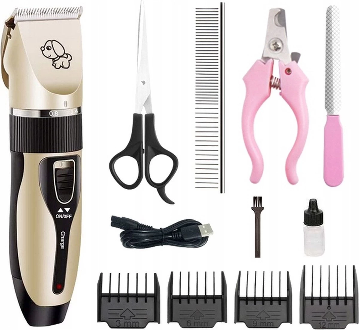 SixthLevel Hondentondeuse - Hondentrimmer - Trimmer Hond - Honden - Dieren - Afbeelding 5