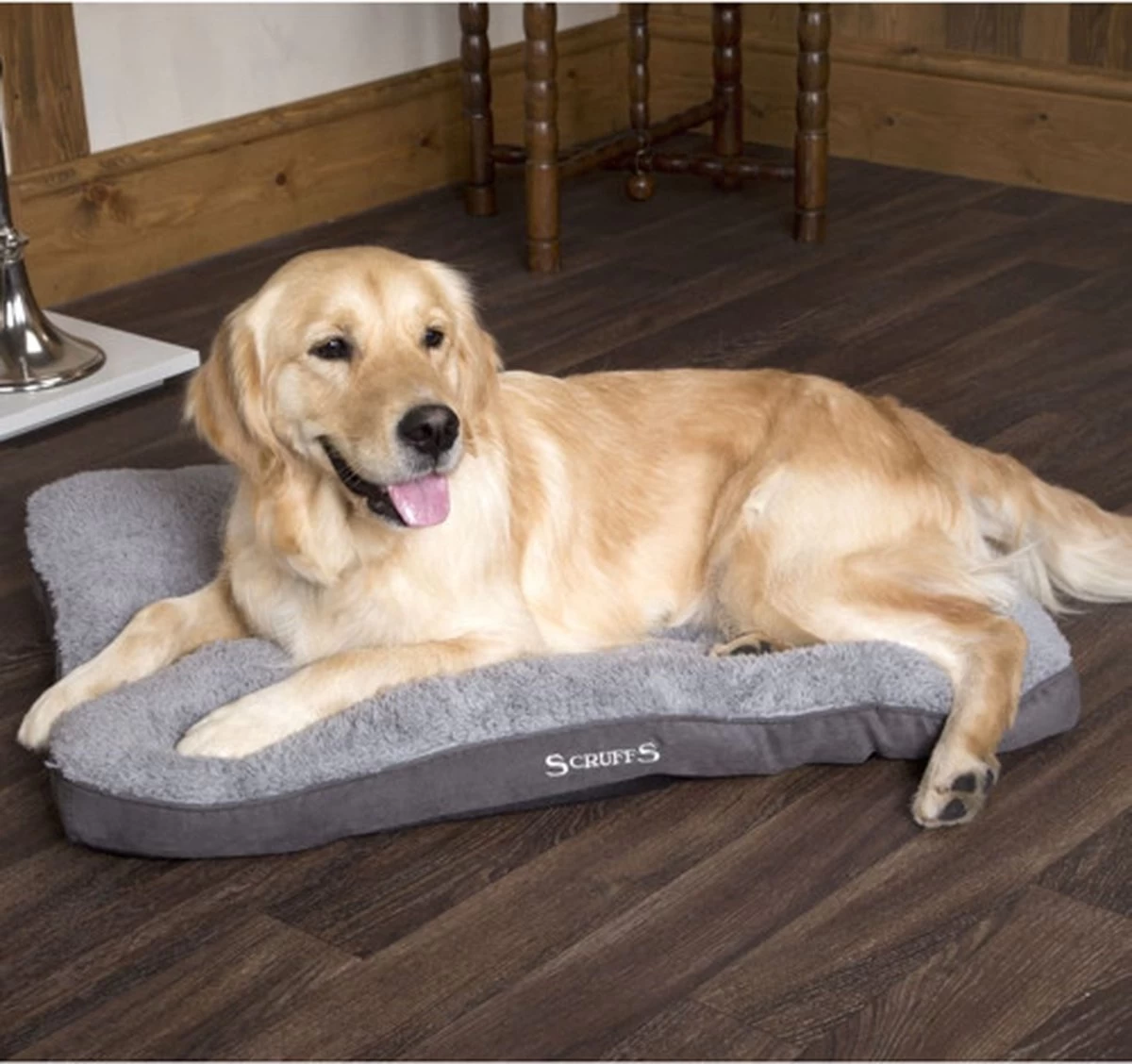 Scruffs Cosy - Comfortabel Hondenkussen In Grijs, Beige Of Karamel - Met Imitatie Suède Buitenvoering En Superzachte Binnenvoering - 100 X 70 Cm - Grijs - Afbeelding 15