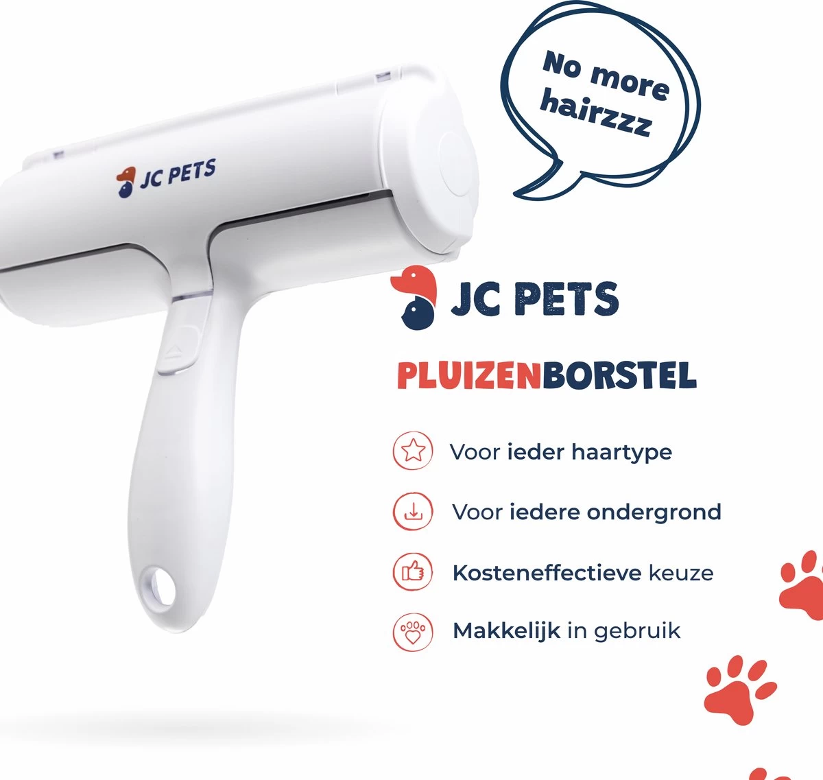 JC Pets Premium Pluizenborstel - Huisdierhaar Verwijderaar – Pluizenverwijderaar – Honden En Kattenhaar Verwijderaar - Ontpluizer - Pluizenroller - Afbeelding 7