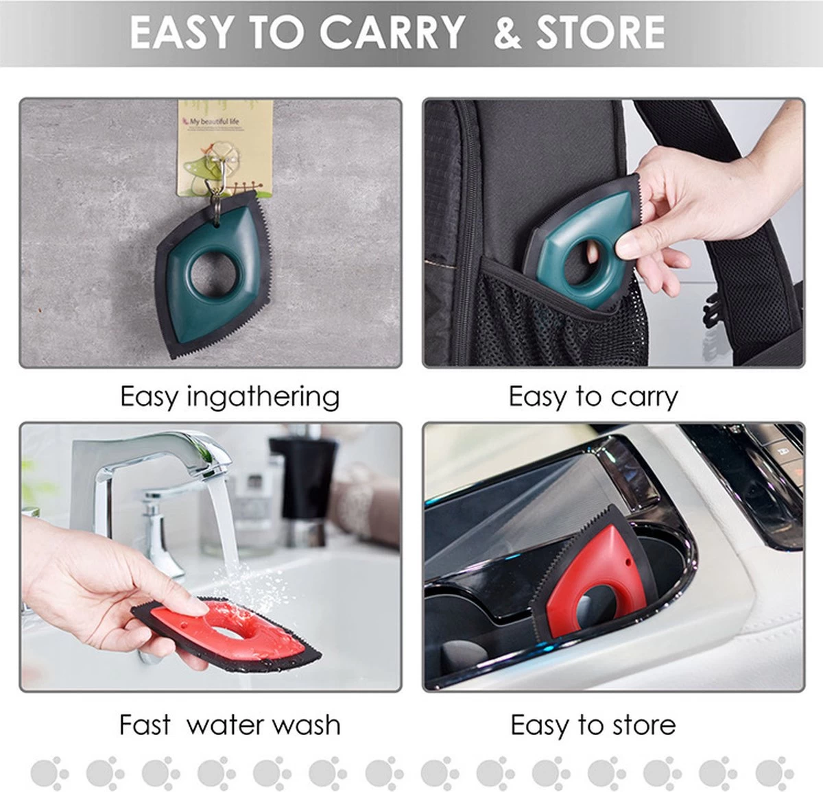 Huisdierhaar Verwijderaar - Mascota Brush XL - Zwart - Huisdier Haarverwijderaar - Katten En Honden Haren - Kleding Pluizenborstel - Pluizenroller - Kattenharen Hondenharen Verwijderen - Huisdierhaar - Kleefroller - Pluizen Borstel - Afbeelding 7