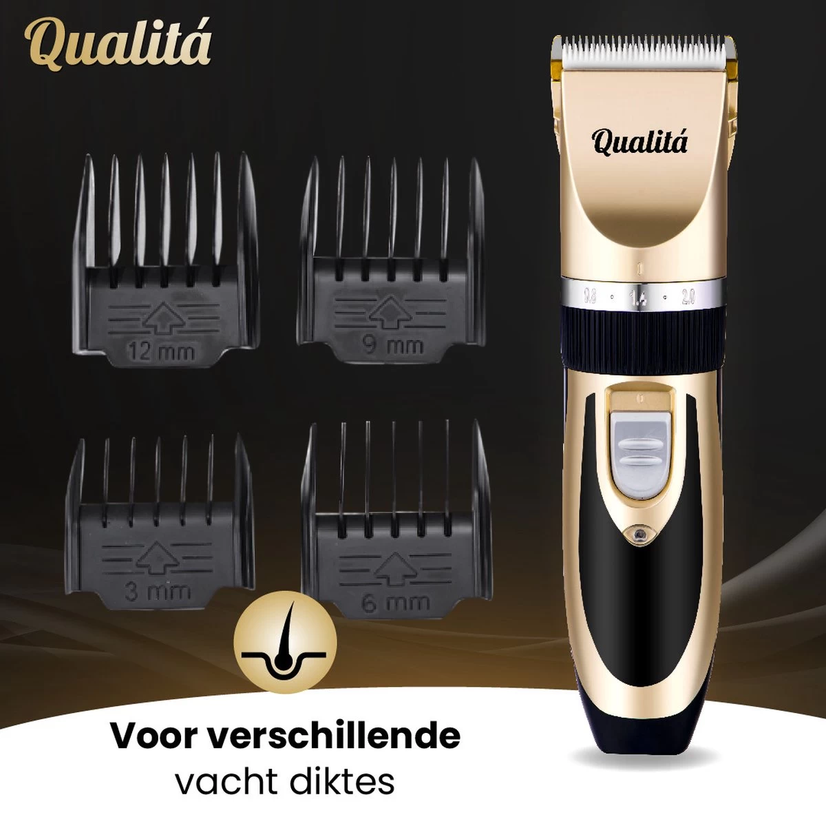 Merkloos Professionele Honden Tondeuse Set - Tondeuse Voor Huisdier Honden En Katten - Hondentrimmer - Hondentondeuse - Afbeelding 8