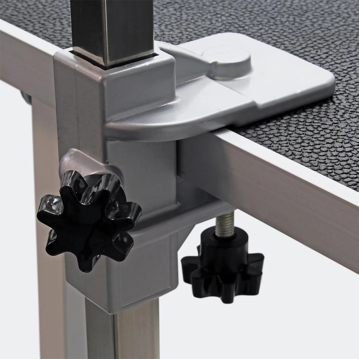 Honden Trimtafel Met Enkele Aanlijnoptie, 760 Mm Hoog, Inklapbaar; Kniptafel - Wastafel Met Lus Zwart / Grijs - Verzorgingstafel Voor Huisdieren - Multistrobe - Afbeelding 3