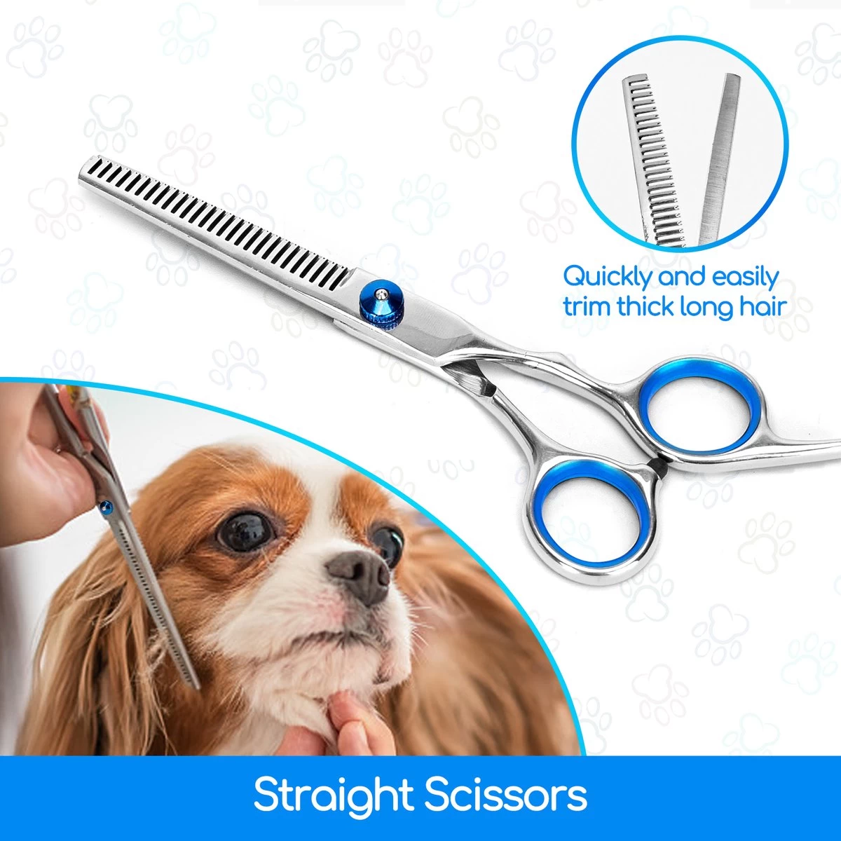 Nobleza Vachtscharen En Kam Set - Scharen Set - Vachtverzorging Set - Scharen Set Voor Honden En Katten - Afbeelding 5