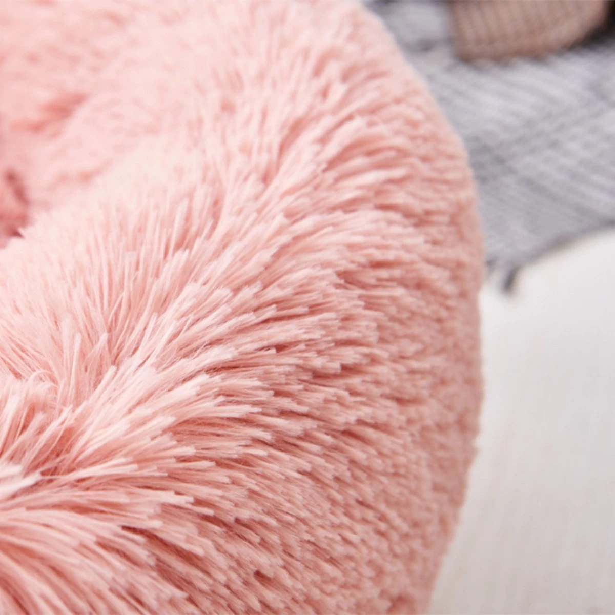 Topmast Fluffy Donut - Dierenmand - Donut Hondenmand - Roze - 50 Cm - Afbeelding 6