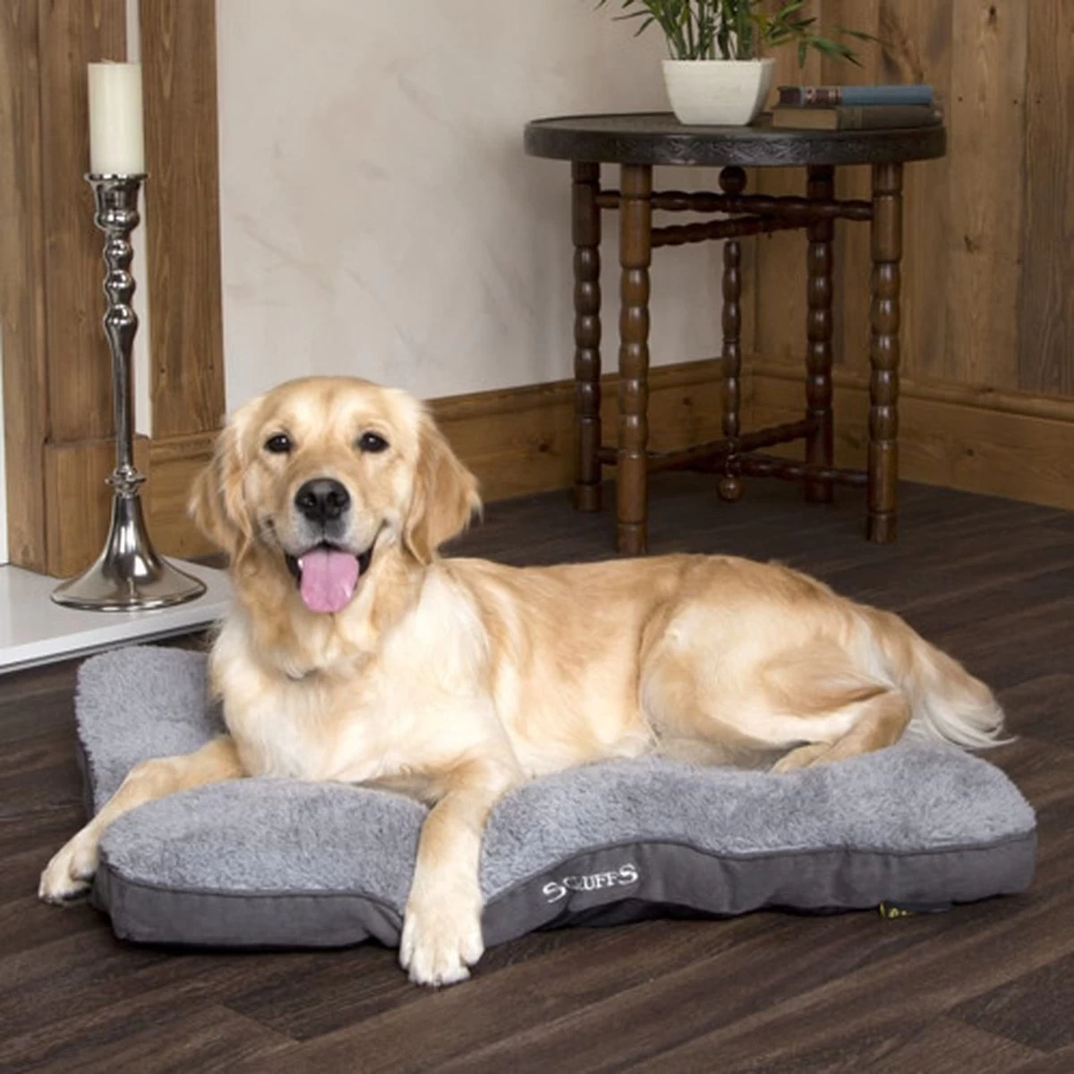 Scruffs Cosy - Comfortabel Hondenkussen In Grijs, Beige Of Karamel - Met Imitatie Suède Buitenvoering En Superzachte Binnenvoering - 100 X 70 Cm - Grijs - Afbeelding 10