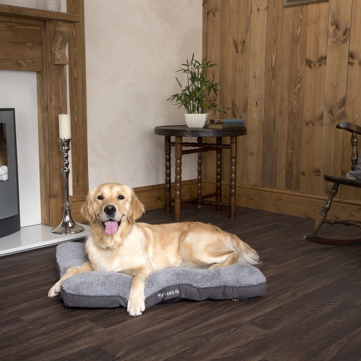 Scruffs Cosy - Comfortabel Hondenkussen In Grijs, Beige Of Karamel - Met Imitatie Suède Buitenvoering En Superzachte Binnenvoering - 100 X 70 Cm - Grijs - Afbeelding 11