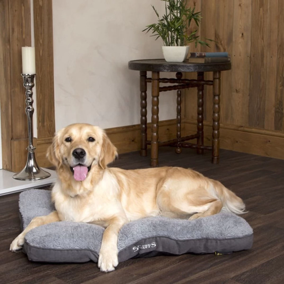 Scruffs Cosy - Comfortabel Hondenkussen In Grijs, Beige Of Karamel - Met Imitatie Suède Buitenvoering En Superzachte Binnenvoering - 100 X 70 Cm - Grijs - Afbeelding 12