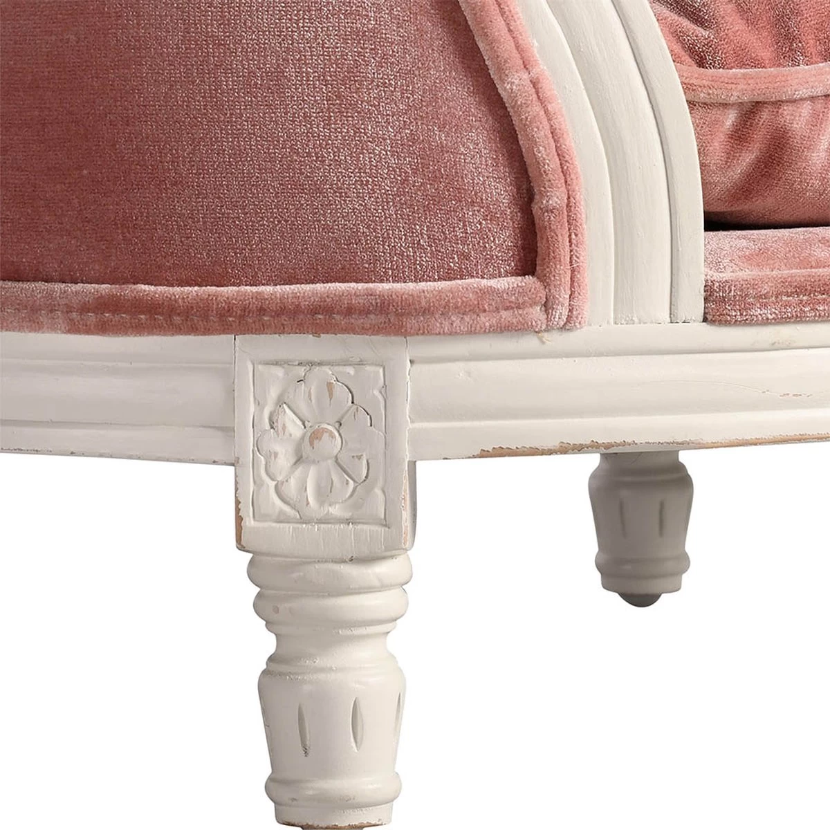 Lord Lou - George Roze Velvet S - Luxe Hondenmand - Luxe Kattenmand - 49x40x31 - Afbeelding 3