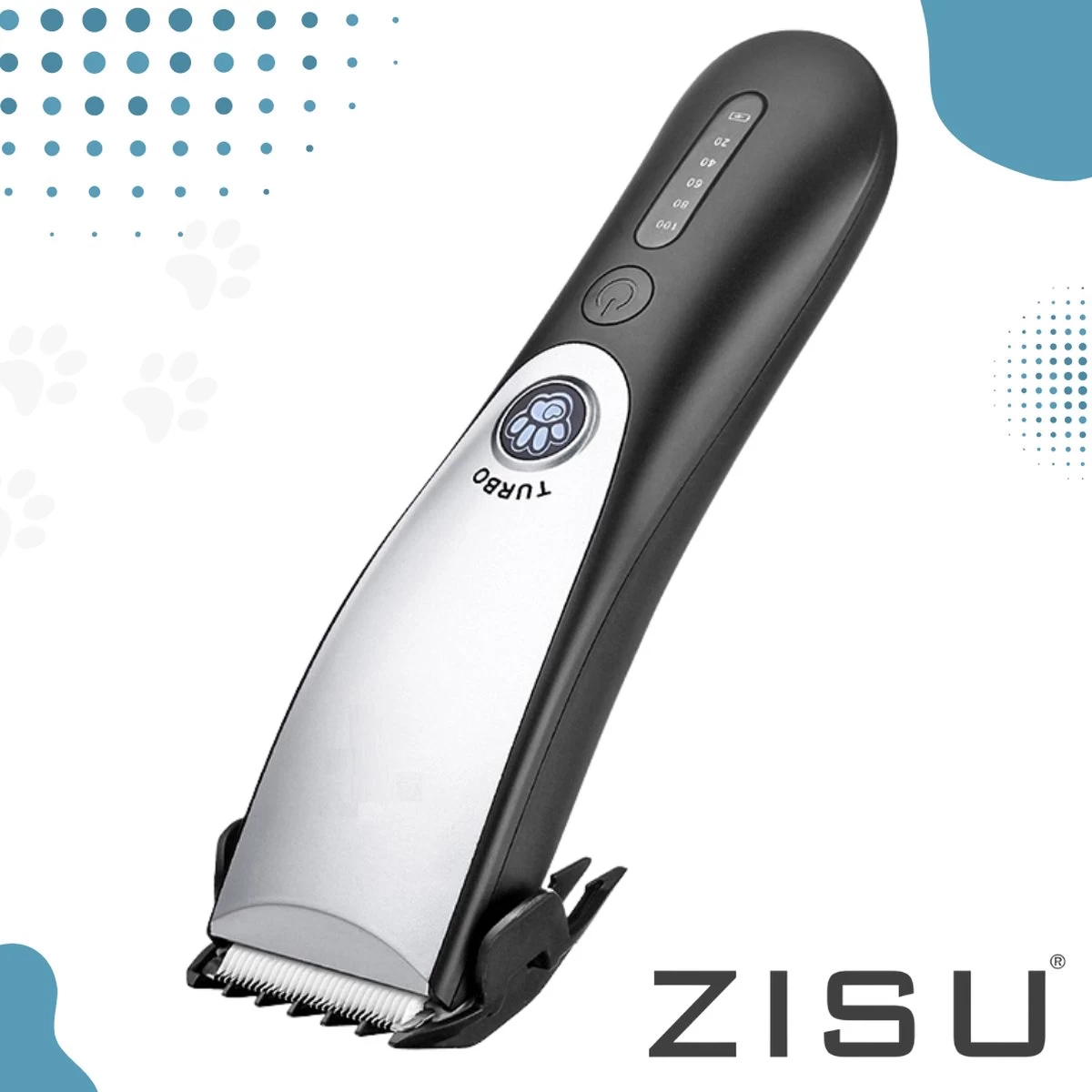 Hondentondeuse - Hondentrimmer - Dieren Tondeuse - Draadloos - 4 Opzetkammen - INCLUSIEF SNACKJE - Zwart - Afbeelding 5