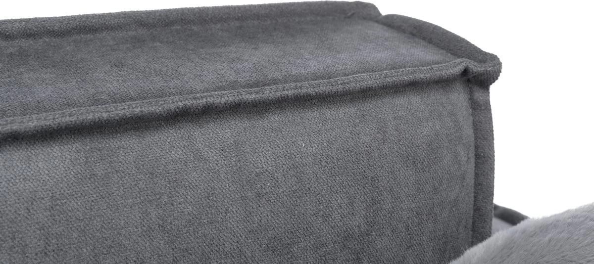 Trixie Hondenmand Sofa Liano Rechthoek Grijs - 100X60 CM - Afbeelding 3