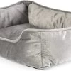Topmast Hondenbed - Dierenmand - Dierenkussen - Molly - Zilver - 56 X 46 X 16 Cm - 1 + 1 GRATIS