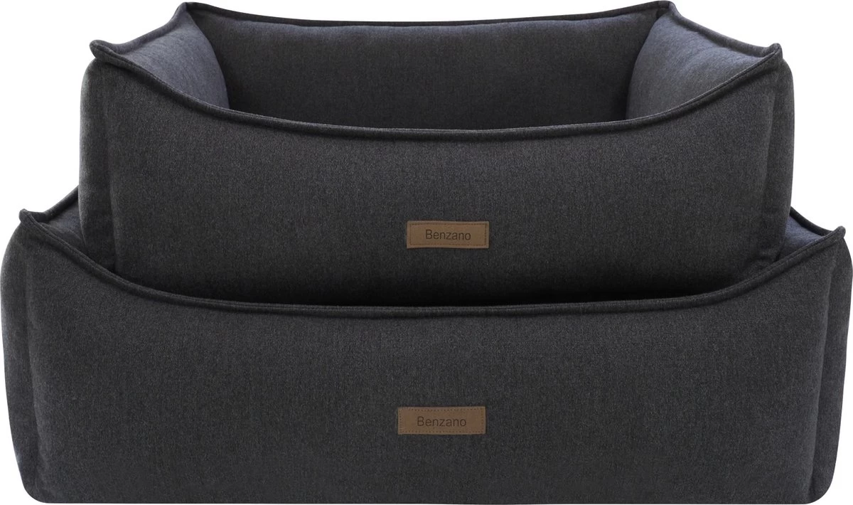 Benzano - Orthopedische Hondenmand - Wasmachine Wasbaar - Memory Foam - Donkergrijs - 100 CM - Afbeelding 4