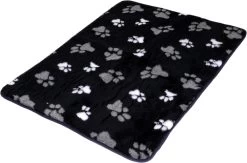 Lovely Nights Vetbed/kleed Blue With 2 Color Print Paw Met Bies 120x75 Rechthoek