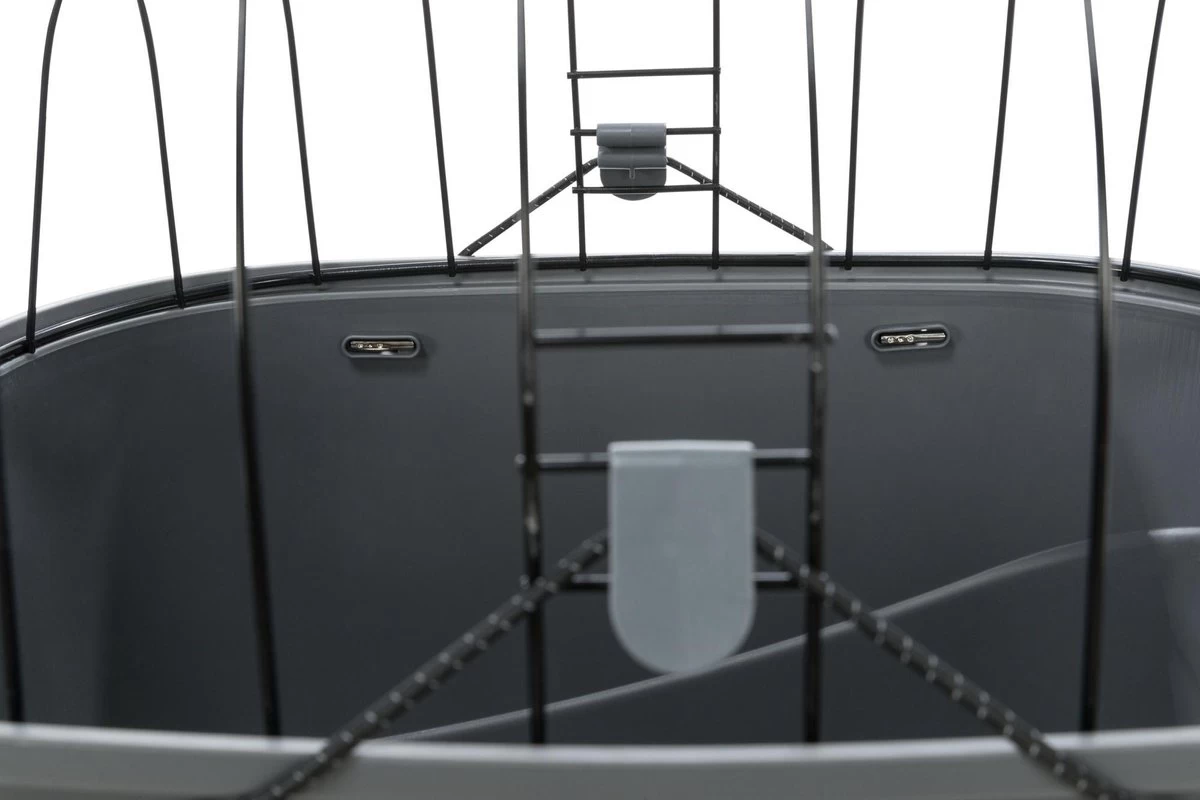 Trixie Fietsmand Voor Bagagedrager Met Draadkoepel Kunststof Grijs (46X36X47 CM) - Afbeelding 16