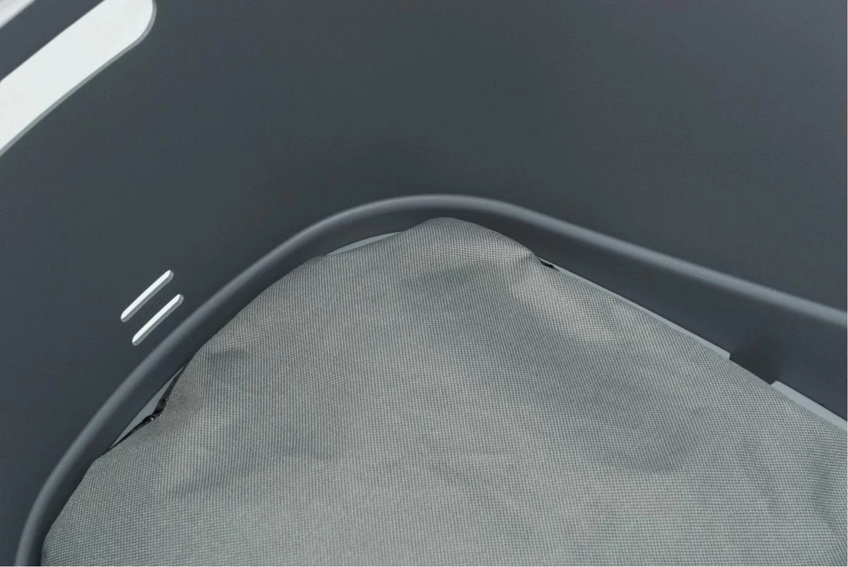 Trixie Fietsmand Voor Bagagedrager Met Draadkoepel Kunststof Grijs (46X36X47 CM) - Afbeelding 10