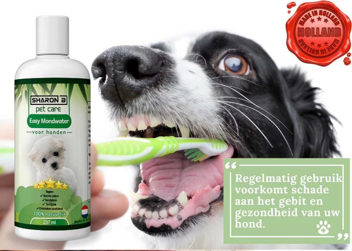 Easy Mondwater Voor Honden - 237 Ml - Tegen Stinkende Adem - Tandplak - Tandsteen - Tandvleesproblemen - Afbeelding 5