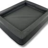 Topmast Bia-perfect - Hondenbed- Loungebed - Leatherlook Antraciet 100 X 80 Cm - Hondenmand - Comfort Kussen