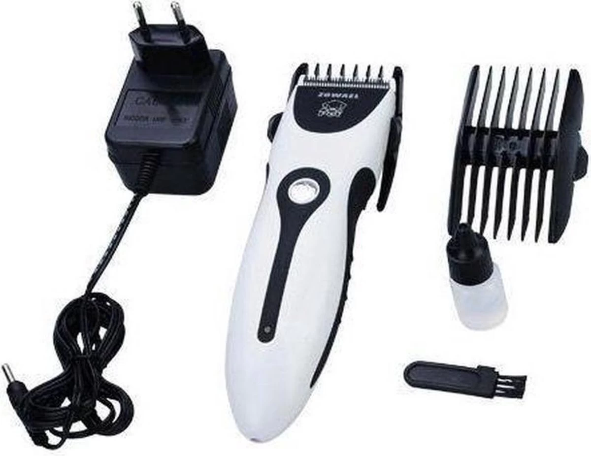 Zowael Professioneel Hondentondeuse - Verstelbare Hondentondeuse - Dieren Tondeuse - Hondentondeuse Dikke Vacht - Hondentondeuse Draadloos- Huisdier Trimmer - Scheerapparaat Honden - Set 4 Opzetkammen - Afbeelding 3