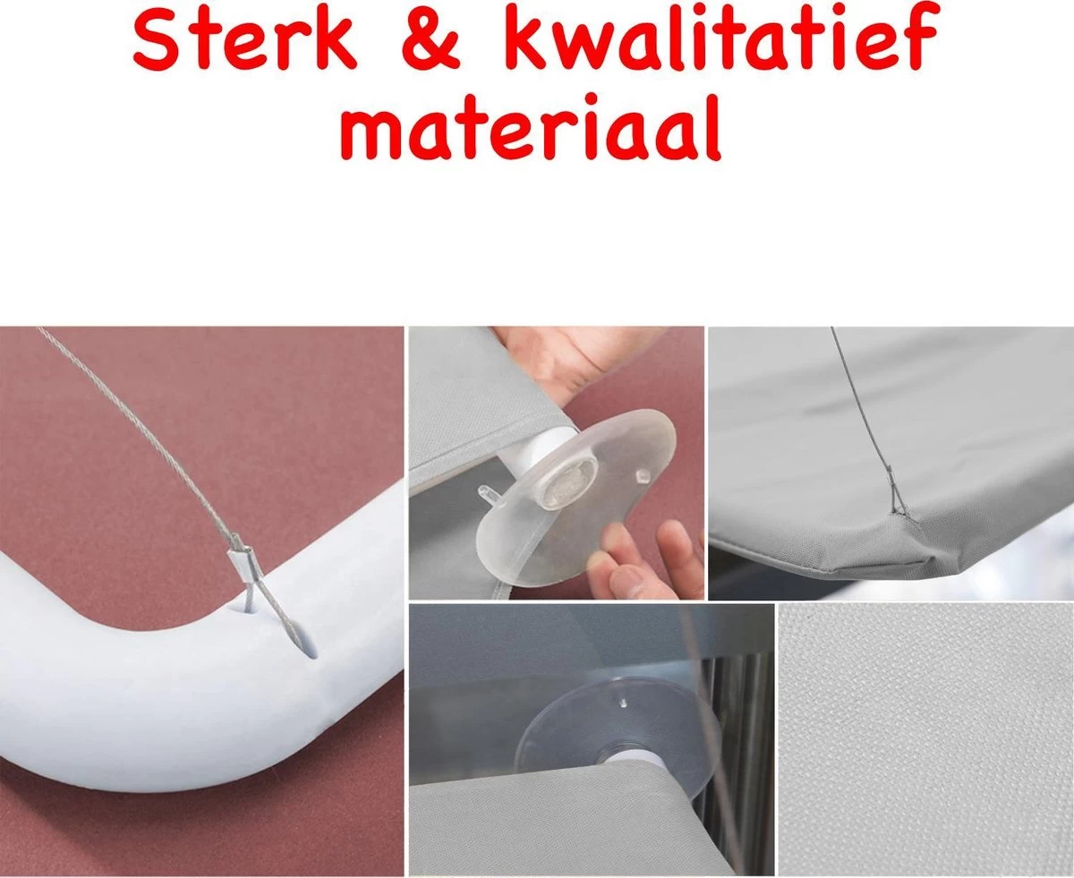 Merkloos Kattenhangmat - Kattenbed - Hangmat Kat Raam Ook Voor Radiator En Deur - Kattenmand Raam En Radiator - Katten Hangmat - Radiatorhangmat Kat Kattenstoel - Tijdelijk Met Extra Hangmat Hoes - Afbeelding 3