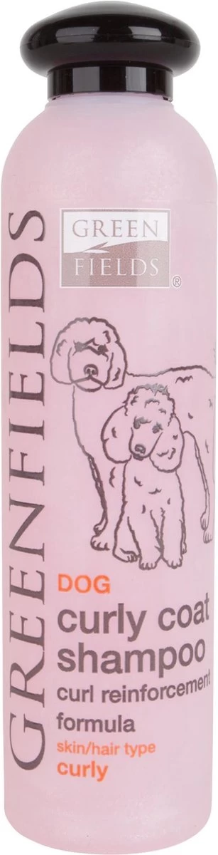 Greenfields - Hondenshampoo Voor Krullende Vacht - Extra Volume En Goede Doorkambaarheid - 270 Ml - Hondenshampoo Krullende Vacht