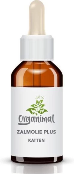 Organimal - Zalmolie Plus 50ml - Katten - O.a. Bij Allergieën En Ontstekingen & Vacht En Huid Problemen