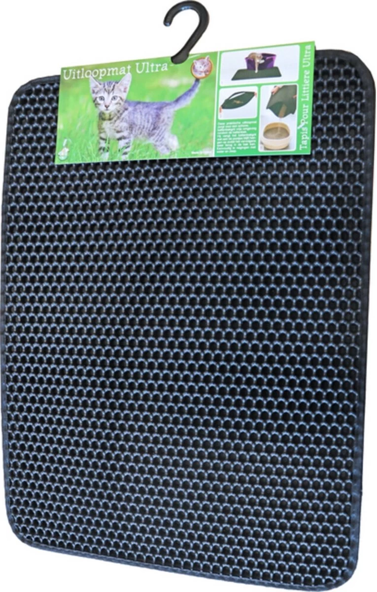 Boon Uitloopmat Ultra Zwart 55 X 40 Cm