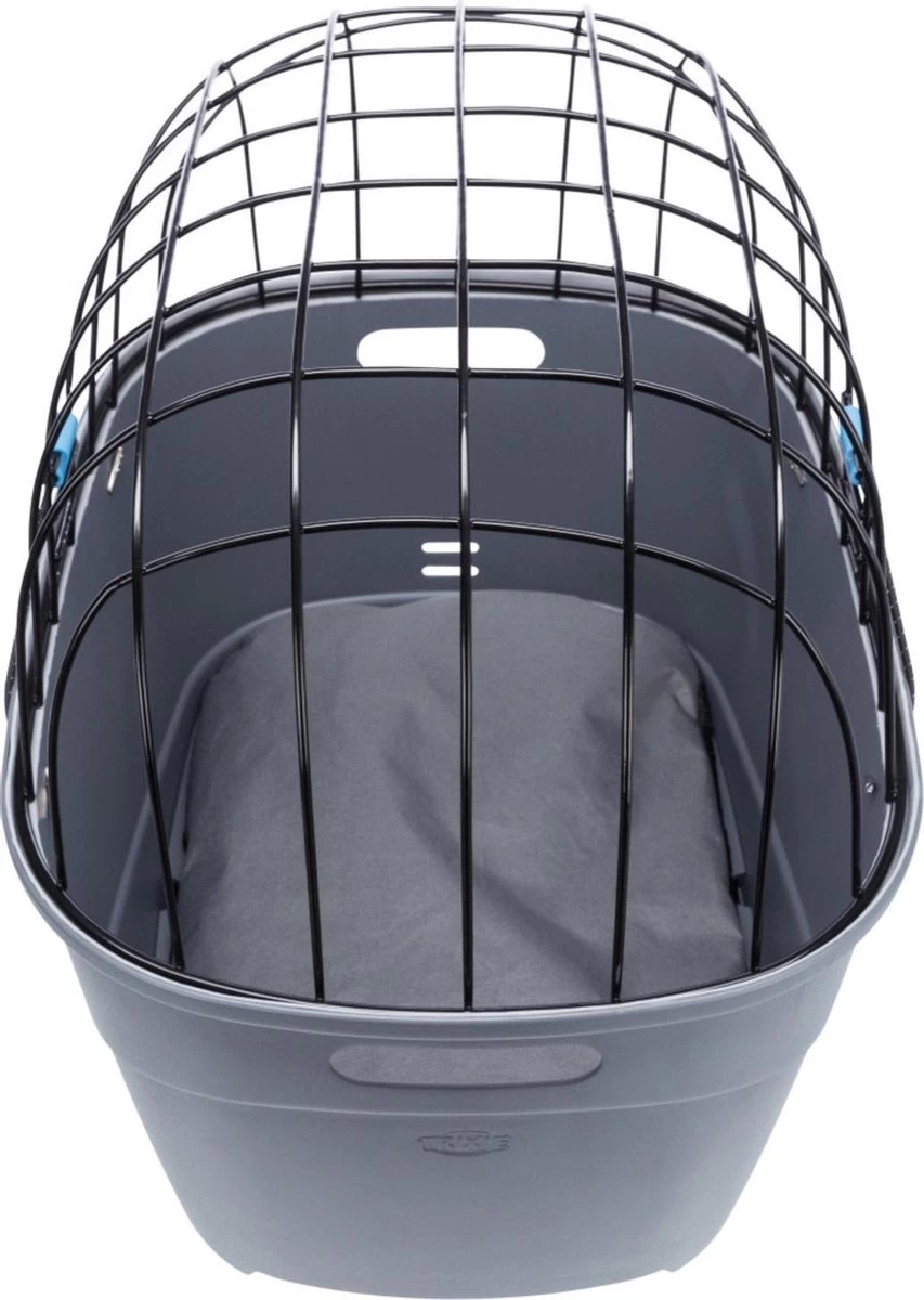 Trixie Fietsmand Voor Bagagedrager Met Draadkoepel Kunststof Grijs (46X36X47 CM) - Afbeelding 8