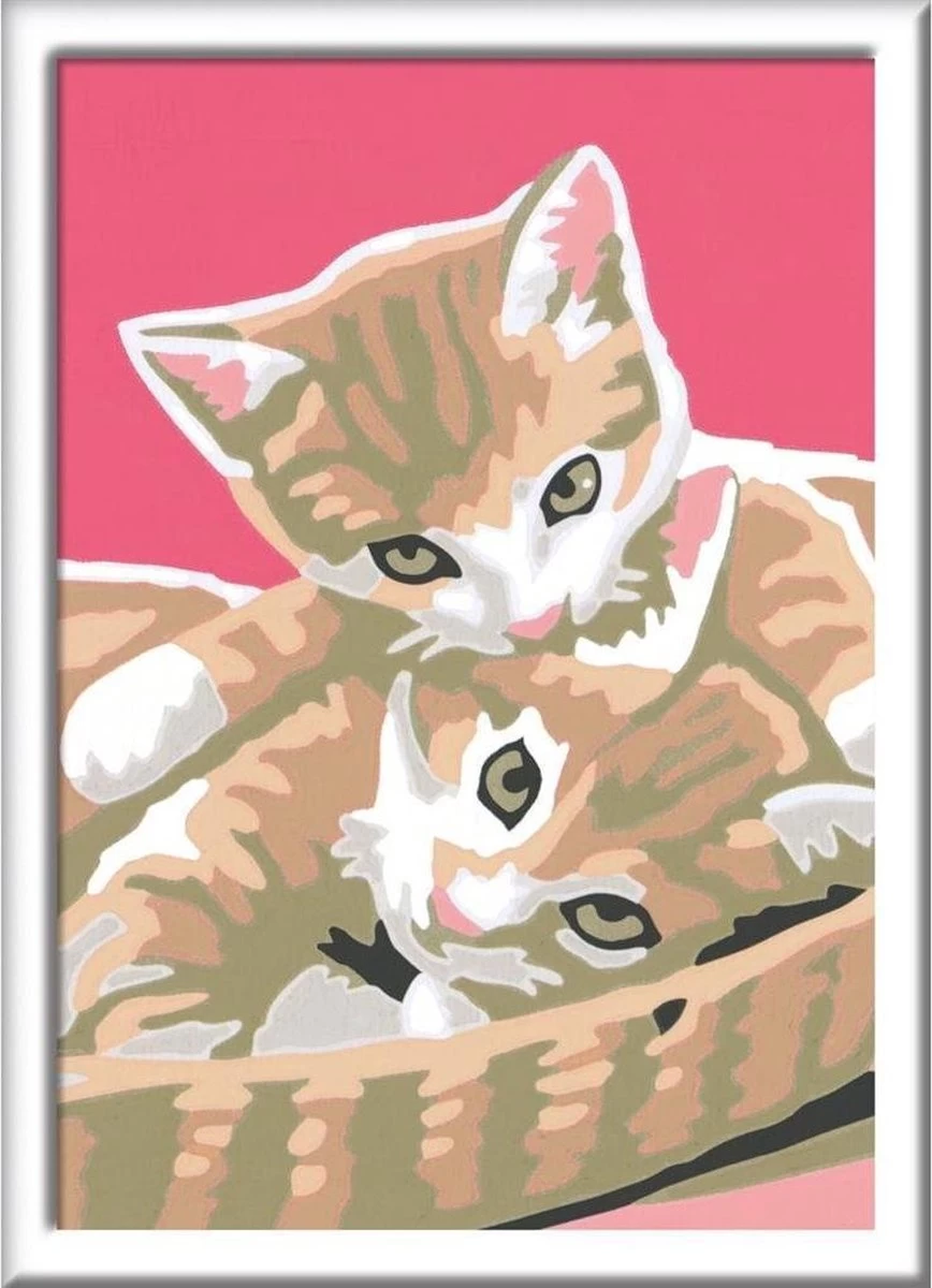 Ravensburger Schilder Op Nummer 3in1 Set Dieren - Afbeelding 2