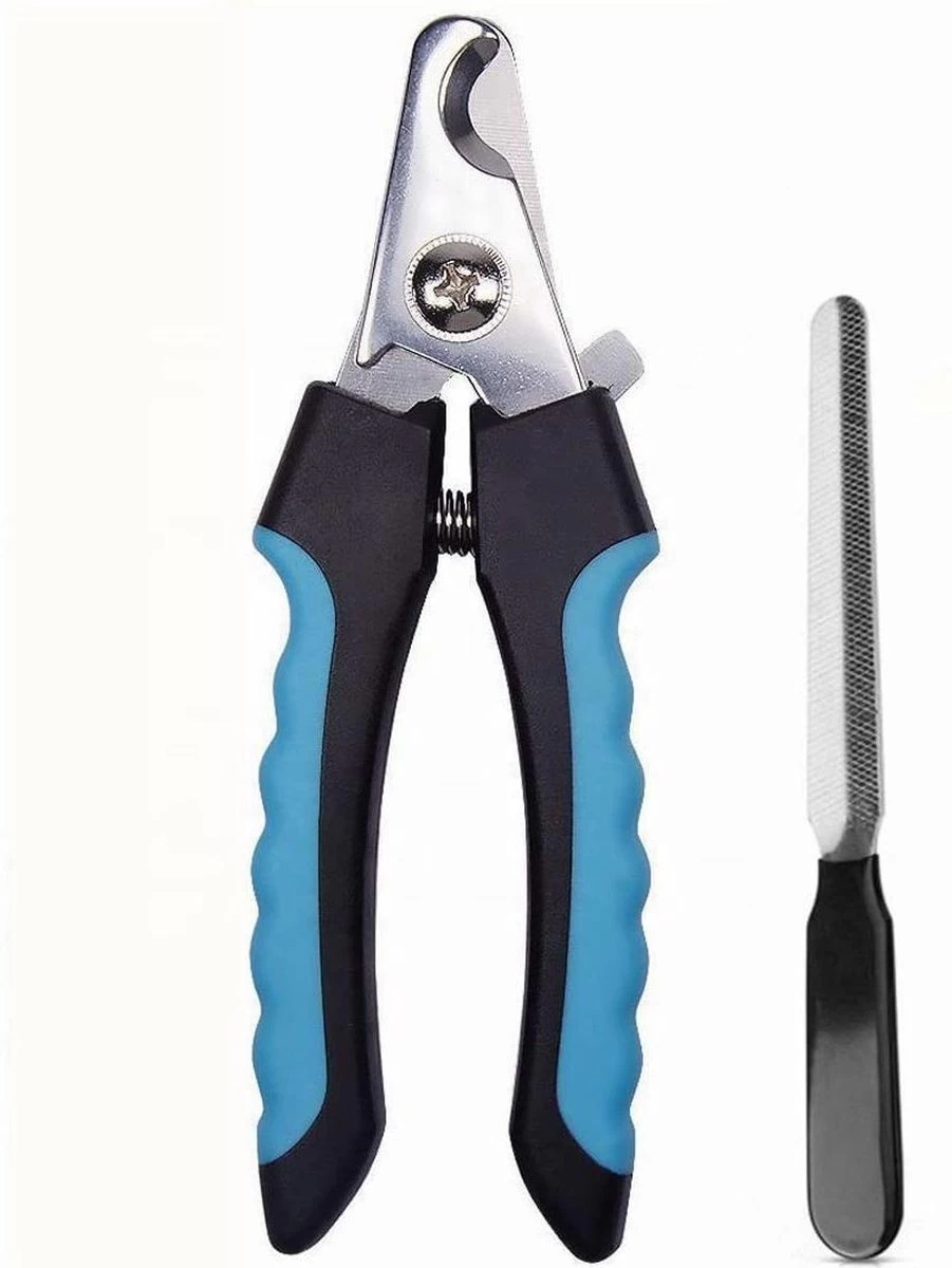 Merkloos ImmercePets ® | Hoge Kwaliteit Professionele Nagelschaar|Nagelschaar Hond | Nagelschaar Kat| Nagelknipper Hond En Kat| Inclusief Nagelvijl| Nagelknipper Kat| Nagelknipper Hond|NagelTang Dieren|Poot Verzorging - Afbeelding 2